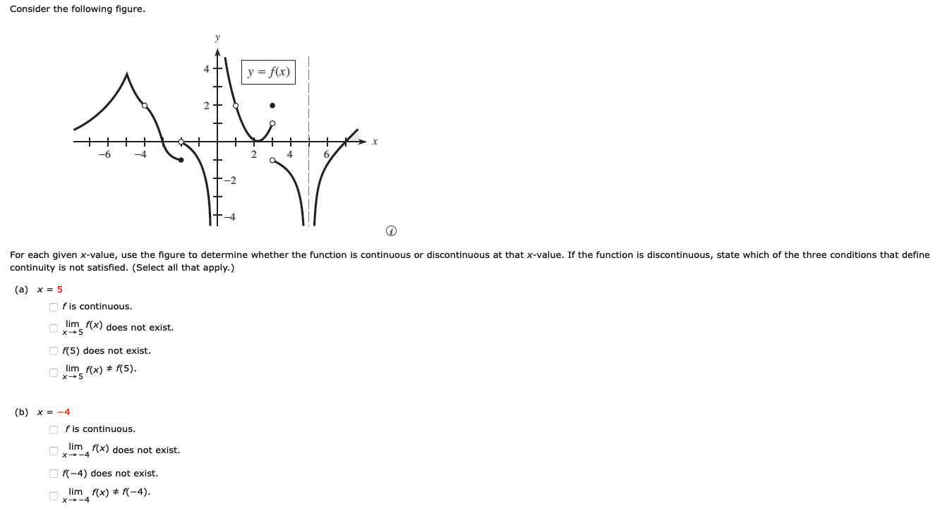 * - 25 X =-5 X - 5 O The function is