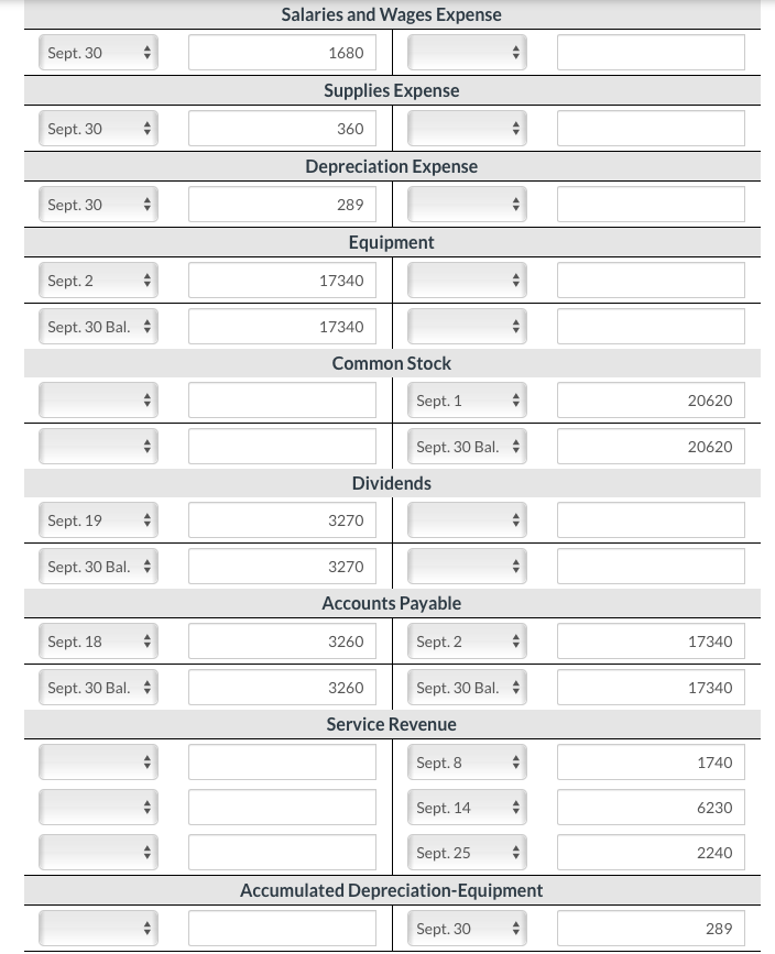of James Smith, D.D.S., for the month of September. Sept. 1 Smith