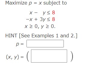 EMPTY if the region is empty. Enter UNBOUNDED if the function is