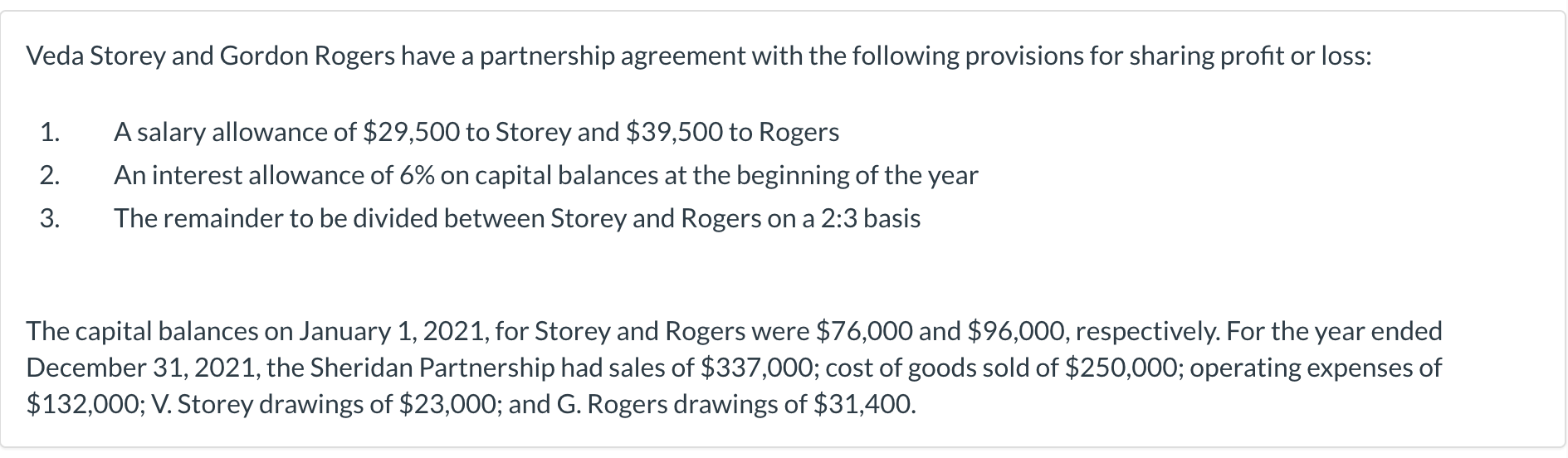 250000 Gross Profit / (Loss) 87000 Operating Expenses v 132000 i Profit