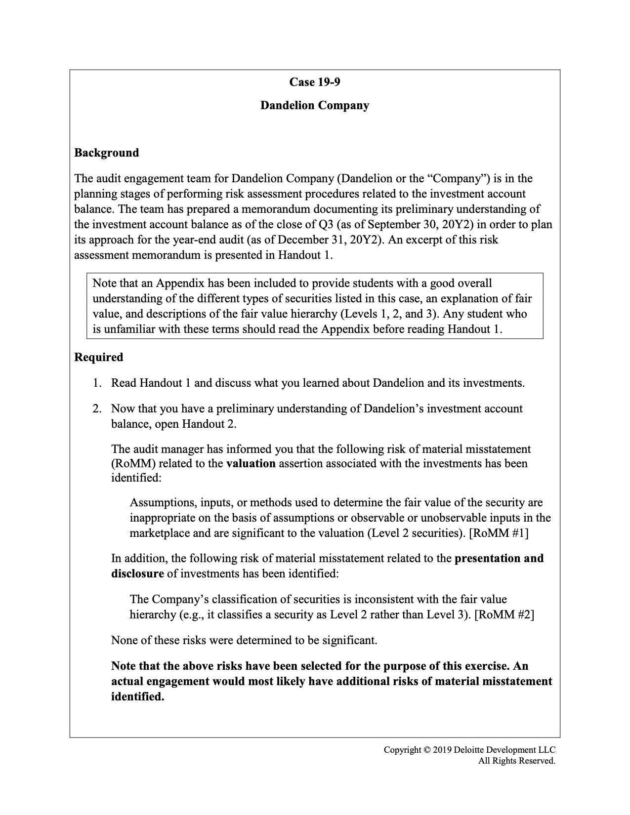 Please Help with the following case study. I have attached all materials