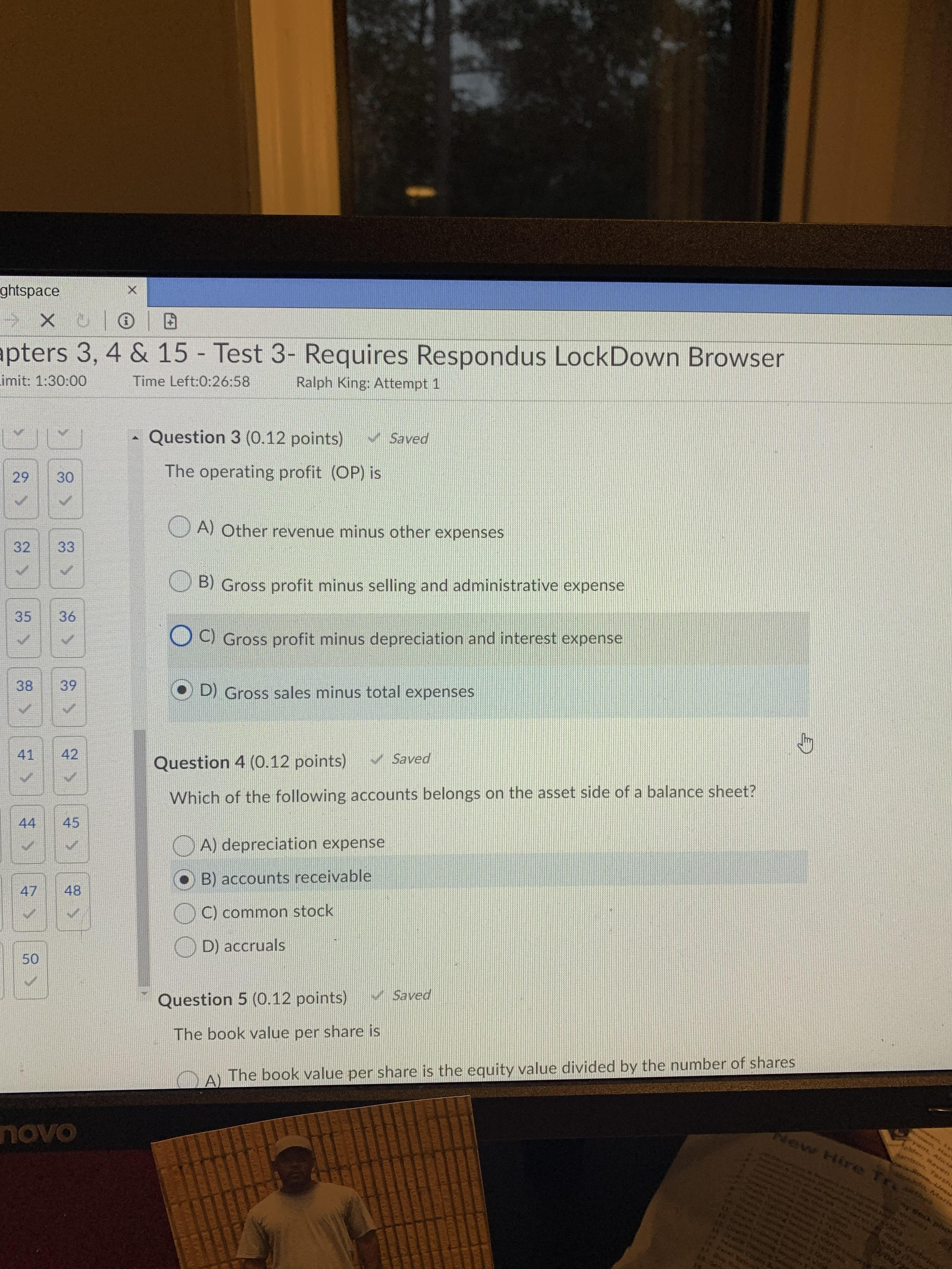 ghtspace X pters 3, 4 & 15 - Test 3- Requires