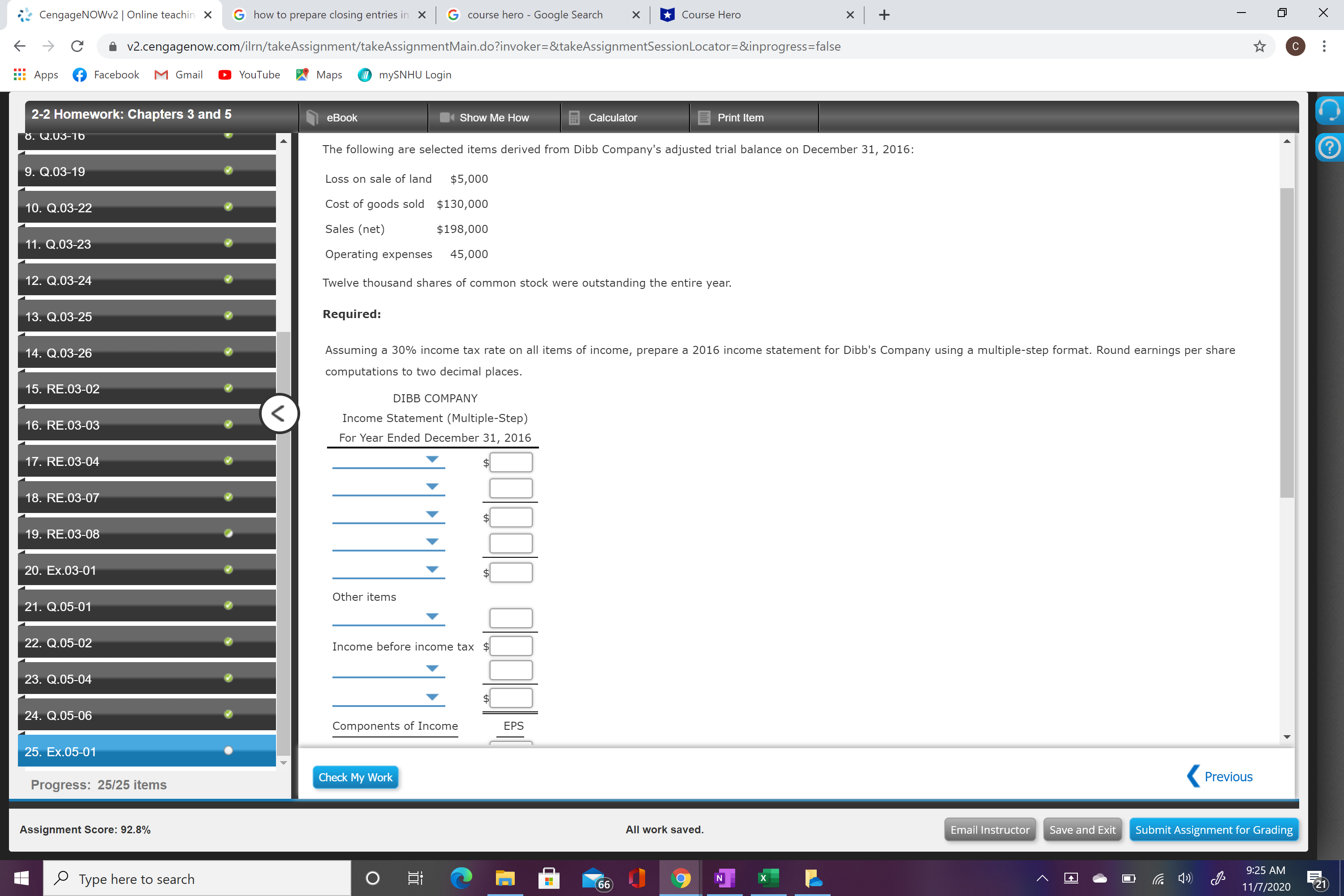 Could I get some help solving this? CengageNOWv2 | Online teachin X