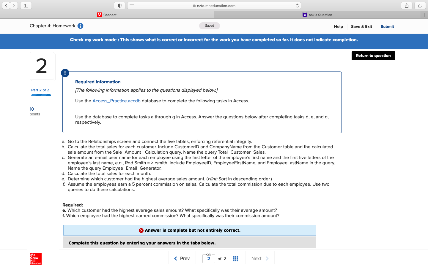 Help - Q&A from Online Tut.. C I Need Help With How