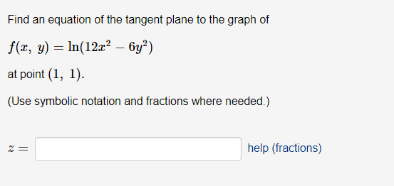 7:, (4, 5) (Use symbolic notation and fractions where needed.) Find an