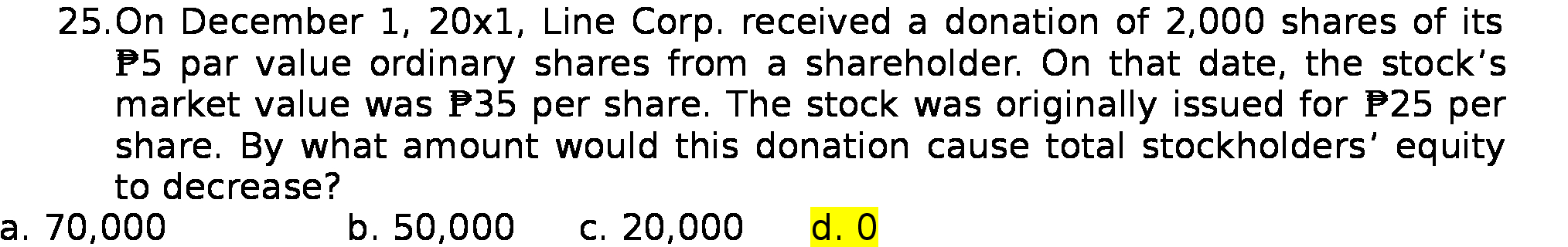  25 . On December 1 , 20 * 1 , Line