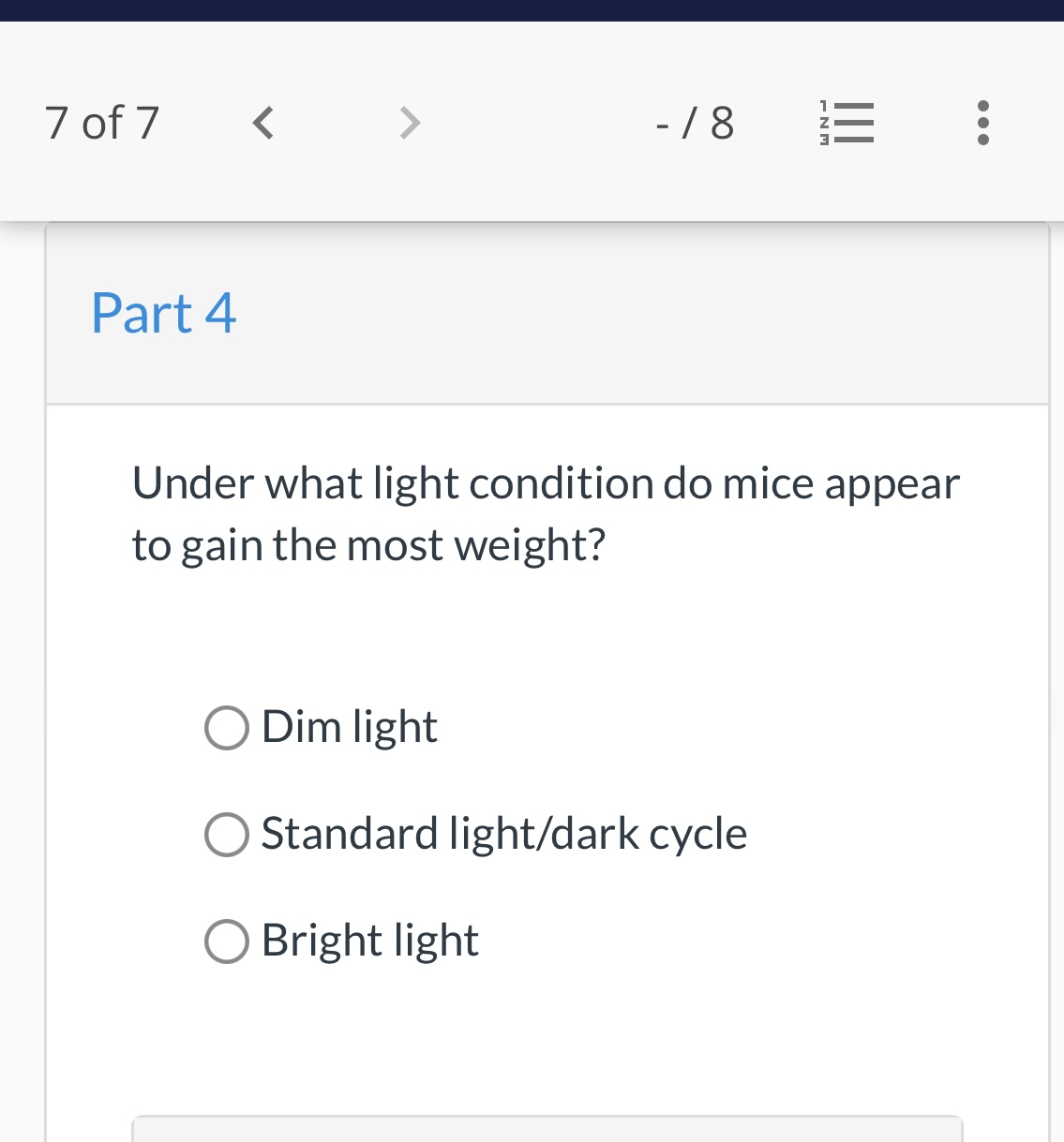 Question 5 of7 (b) What is the pvalue? Round your answer to