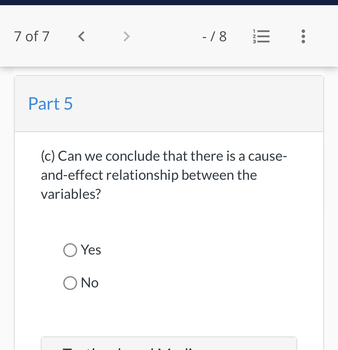 four decimal places. The pvalue is /6 \fQuestion 4 of 7 >