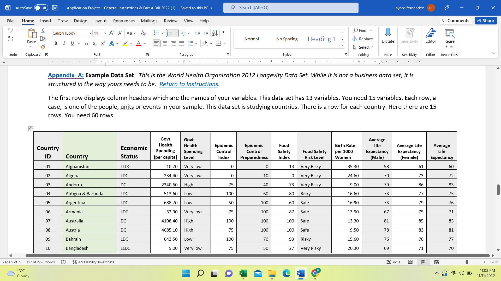 Subject: Statistical Methods and AnalysisTopic: College RegistrationInstruction:Outcomes:The successful student will be able