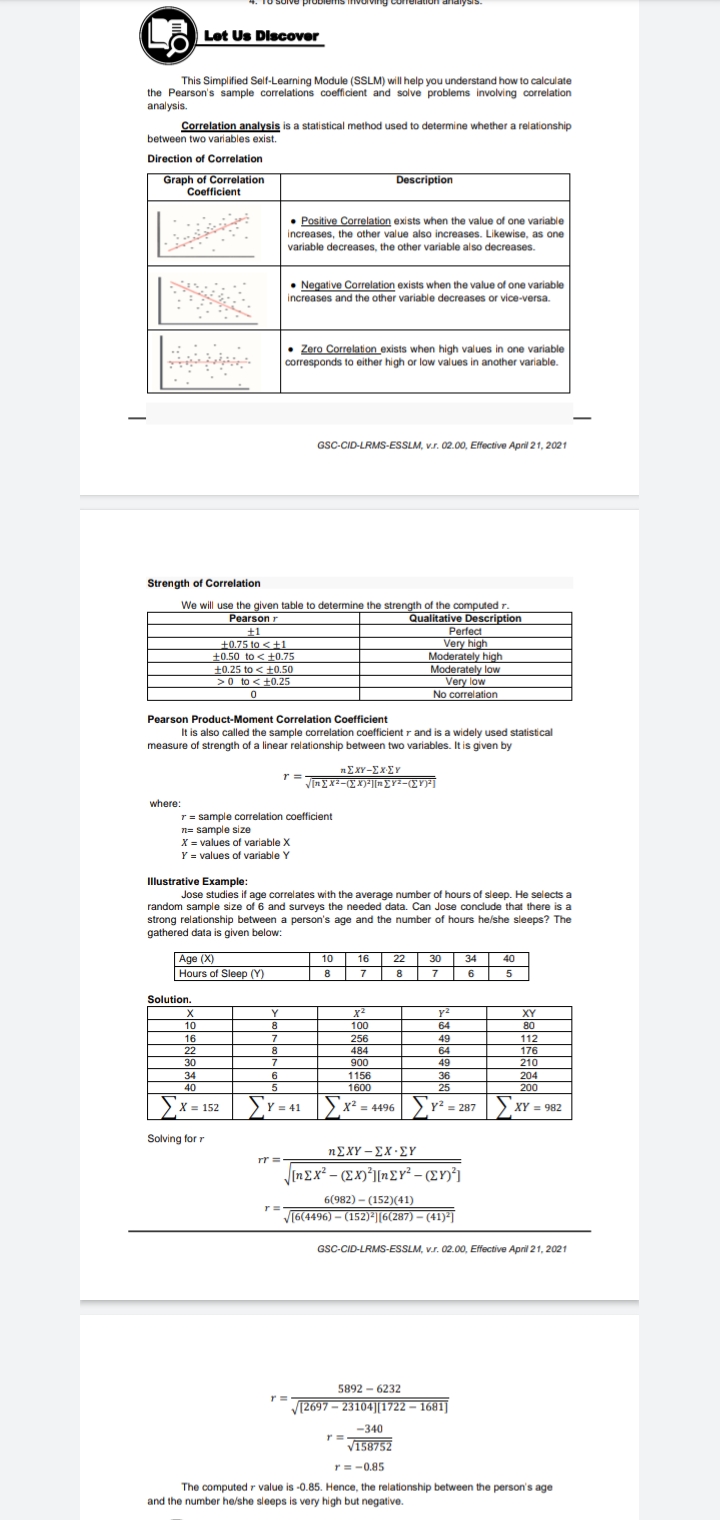 Need your help Let Us Discover This Simplified Self-Learning Module (SSLM) will