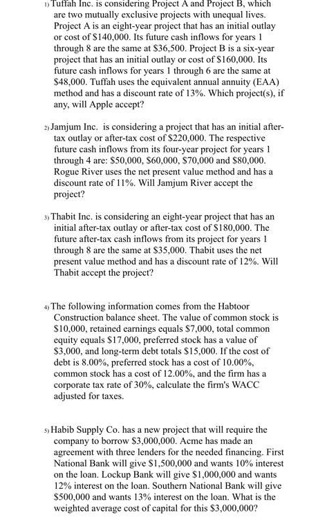 The Assignment is a Financial management course which i need some help