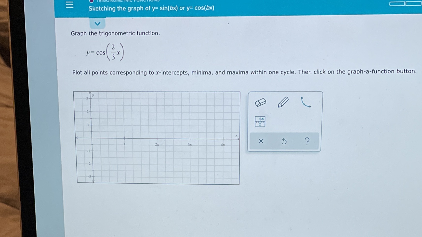 Please help me with this problem, please plot Five points E Sketching