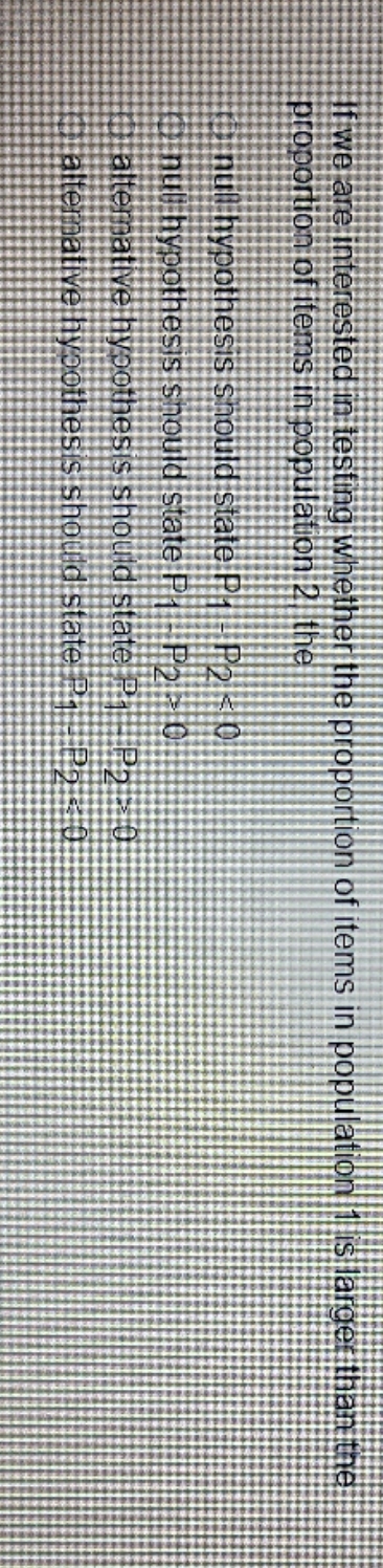 can anyone answer ? If we are interested in testing whether the