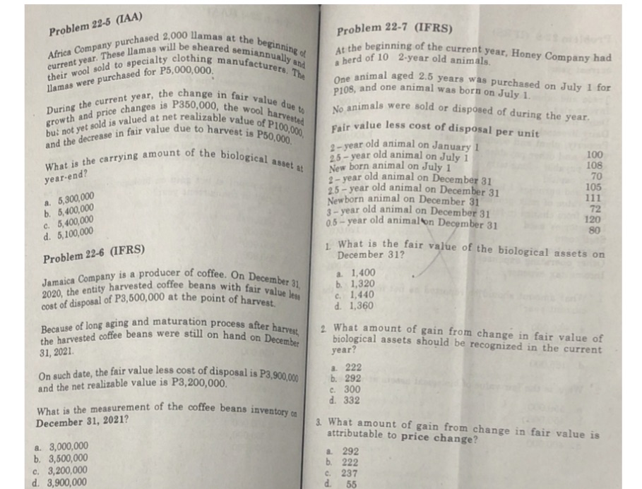 Please help me solve these problems with solutions. From problem 22-5 to