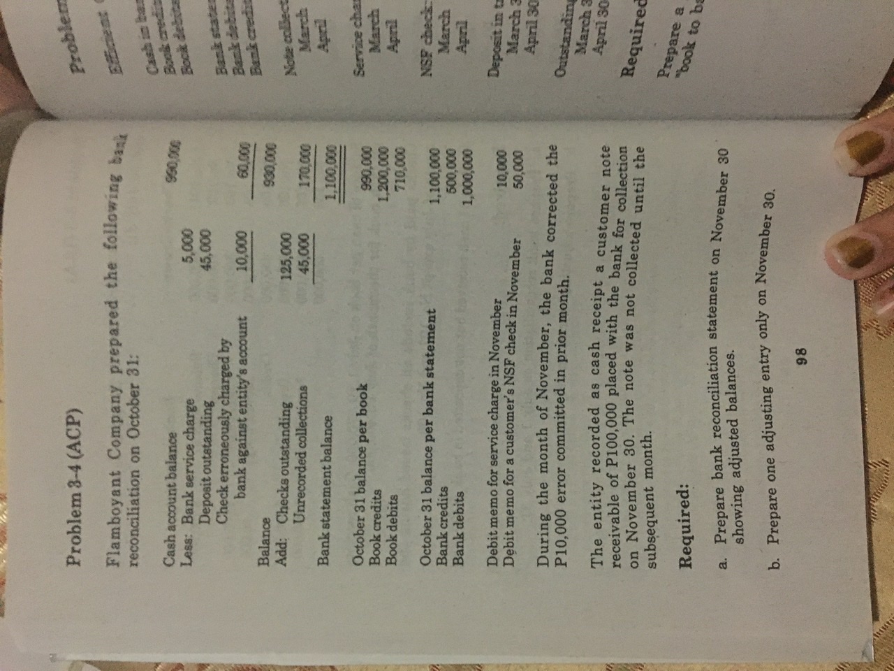 Provide expalanation and solution. Thank you Problem 3-4 (ACP) Problem Flamboyant Company