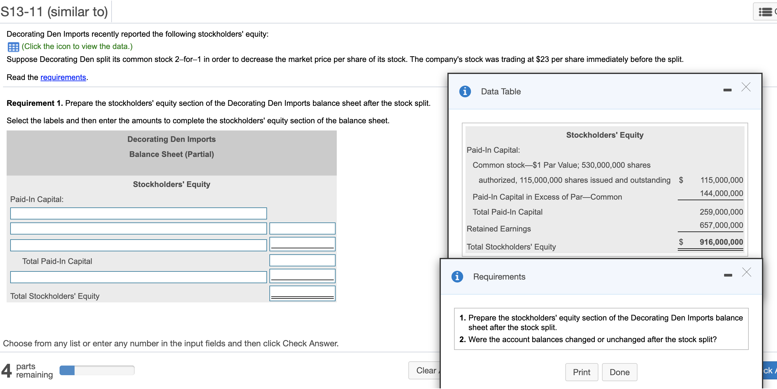 If you could help me with requirements 1 & 2 i'd appreciate