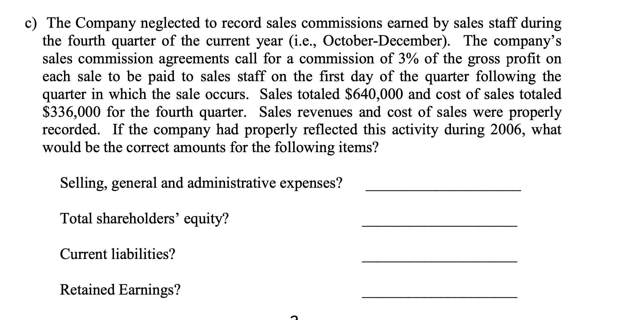 payment to a supplier of $10,000 for previously recorded accounts payable. If