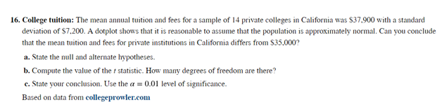 The result is statistically significant at the a = 0.10 level.16. College