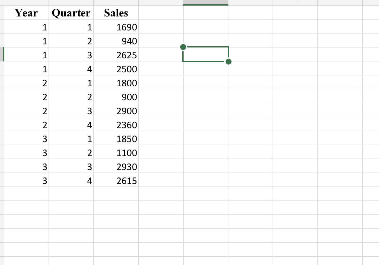 (a) Construct a time series plot. What type of pattern exists in