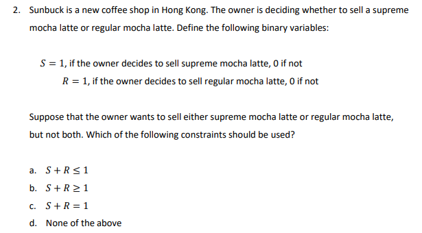 Max x2+1 Subject to xty=2 and x 21 b. Min 1 Subject