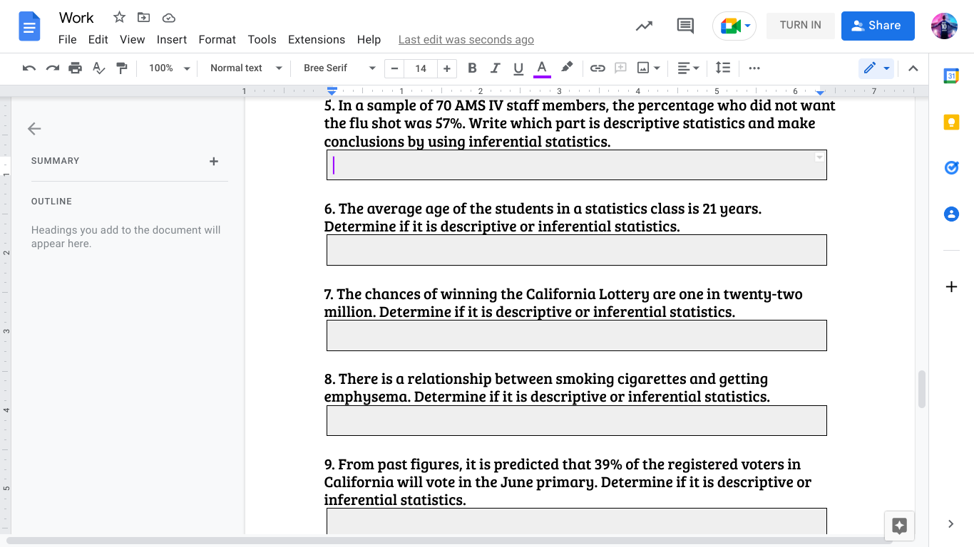 Extensions Help Last edit was seconds ago 100% - Normal text Bree