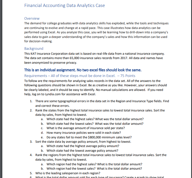 I don't know how to start and make excel sort it for