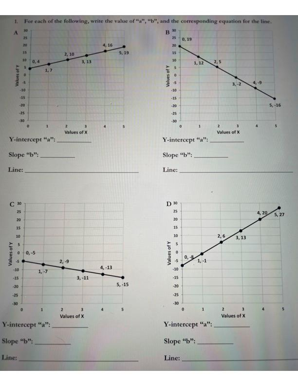 Statistics and Probability1. Please answer A- D 1. For each of the