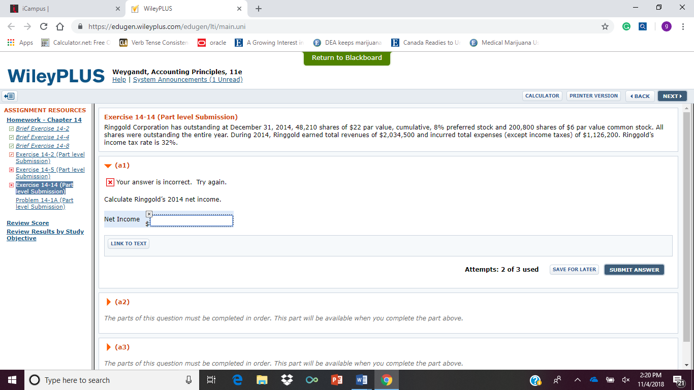  I iCarnpus| x FA WileyPLUS x + e x 6 9