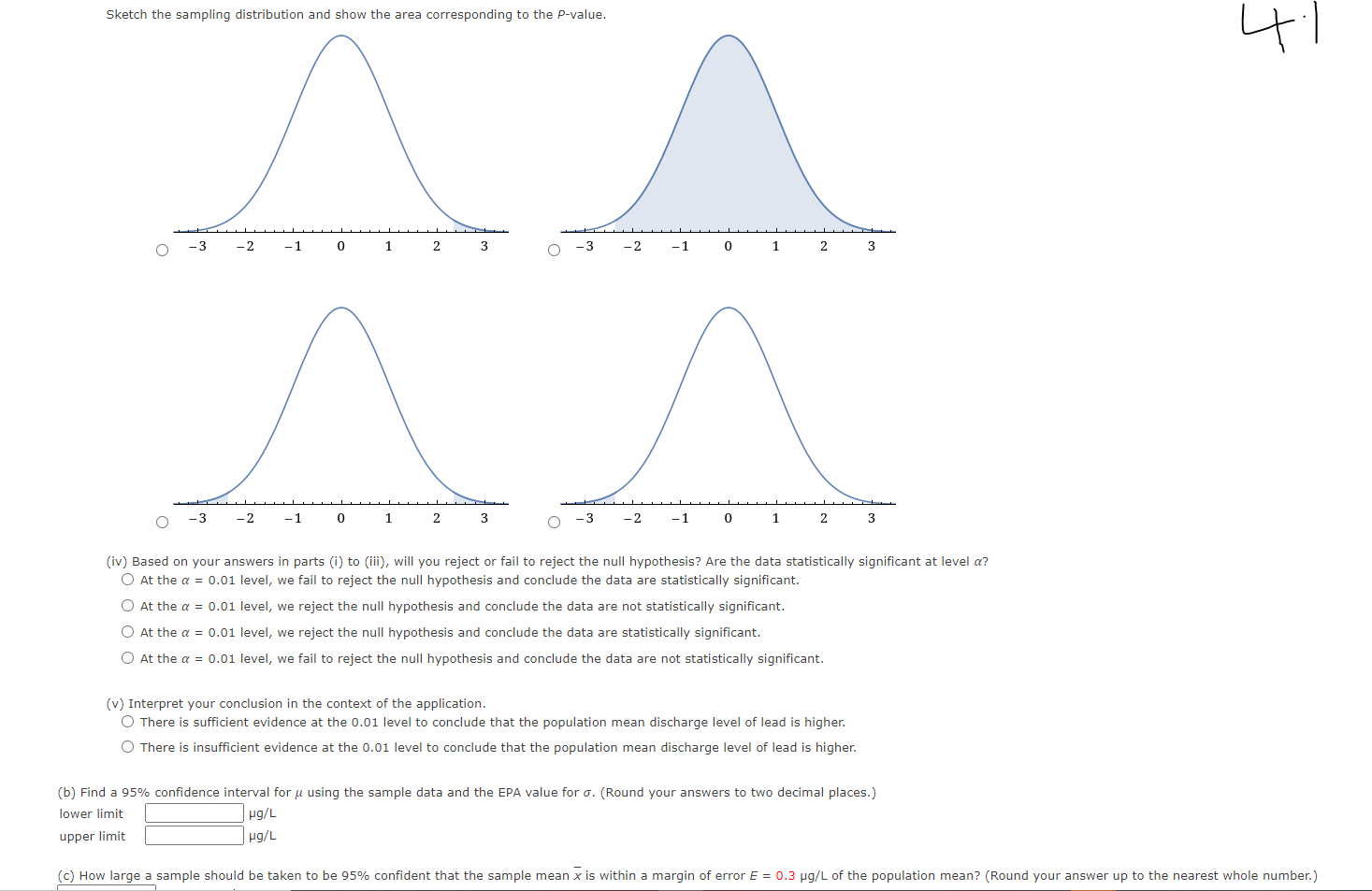 rug/L10 11.9 mg/Li Let x be a mndom variable that represents oxygen