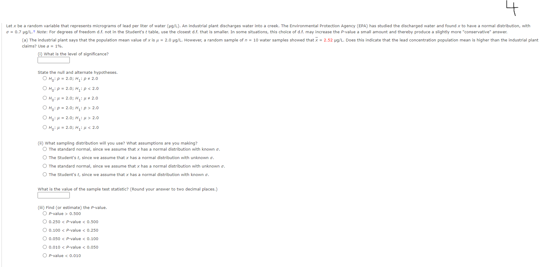 demand in this wetland environment Assume x has a probability distribution that