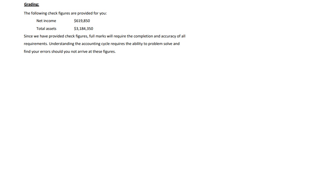 following information in its trial balance for the year up to February