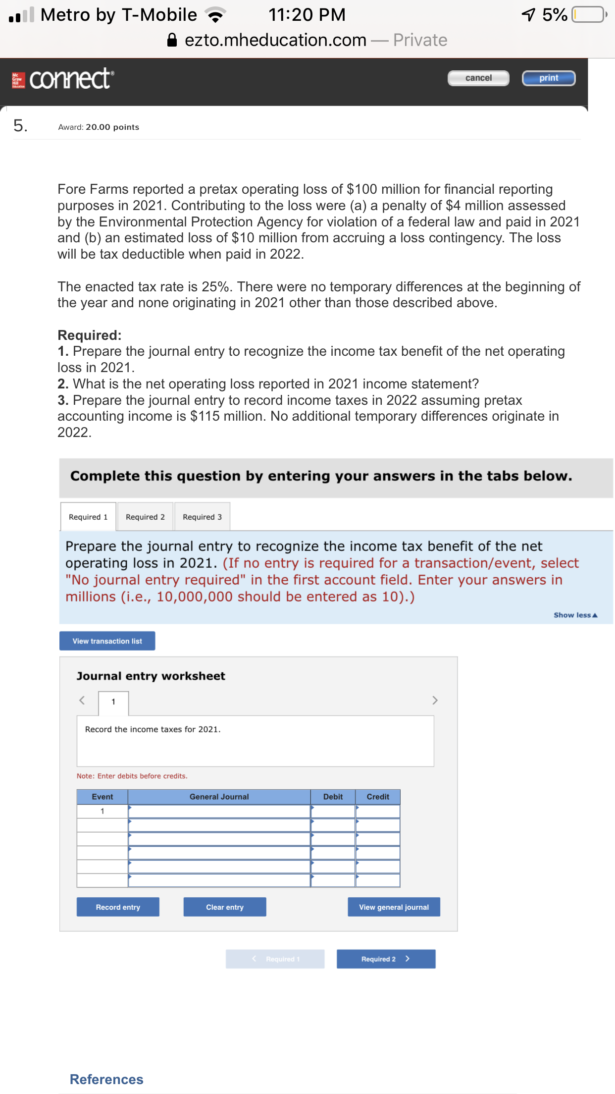Problem 5 all Metro by T-Mobile - 11:20 PM 1 5%
