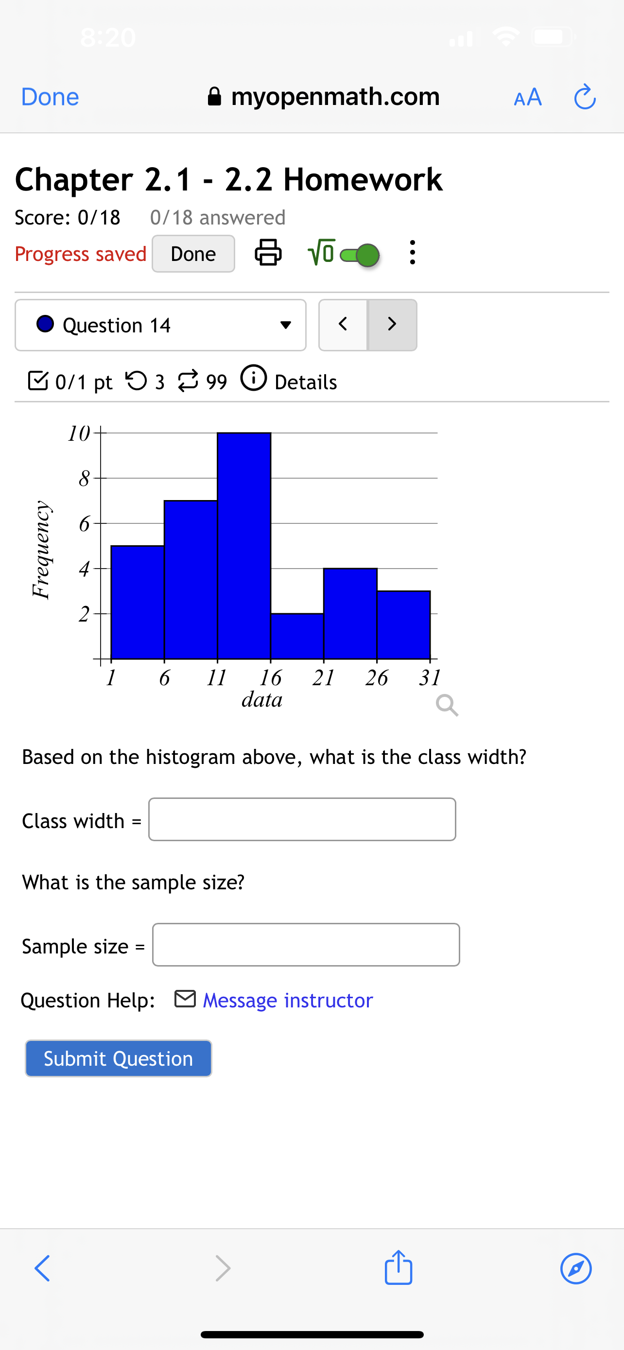 each game in their recent season. Question Help: 8 Message instructor Submit