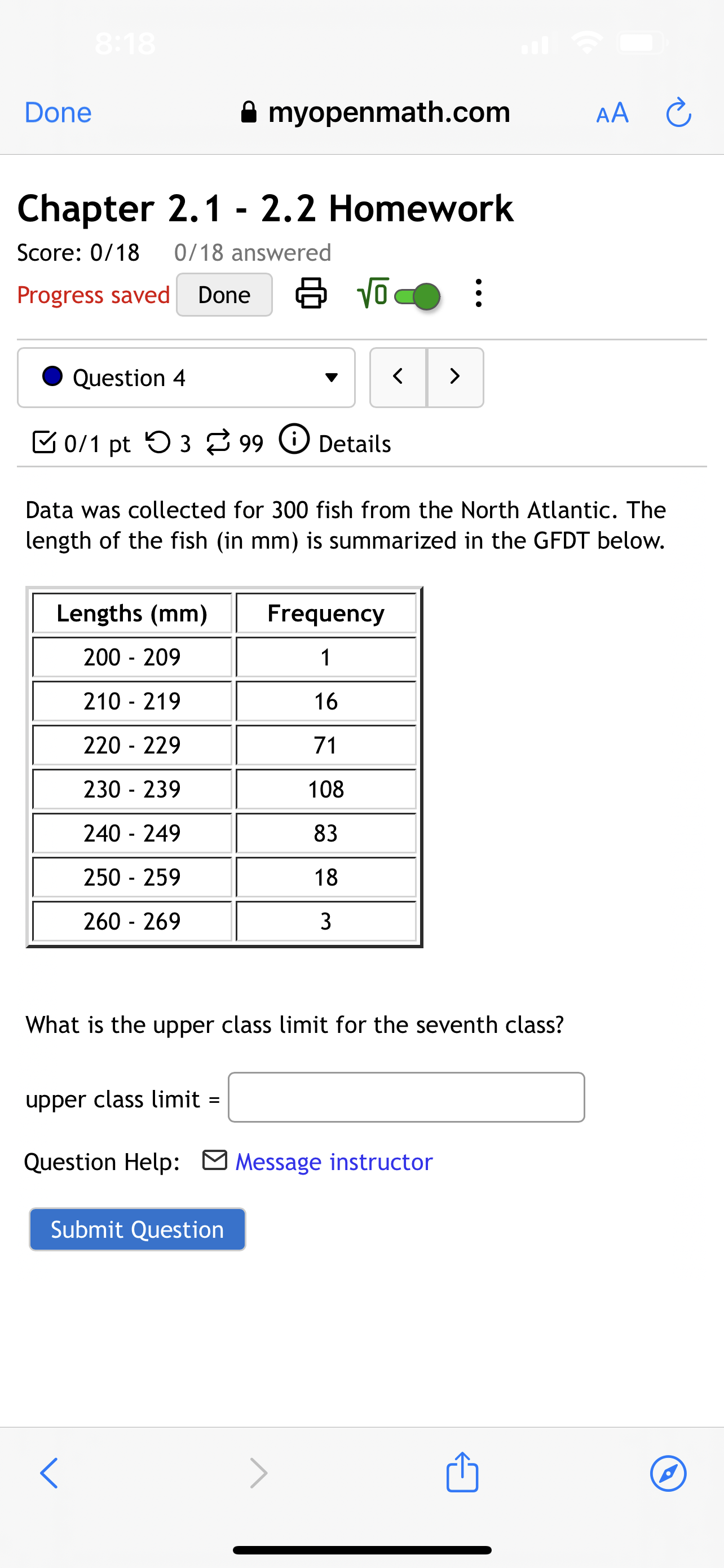 Question 10 B 0/1 pt '0 3 8 99 G) Details 10