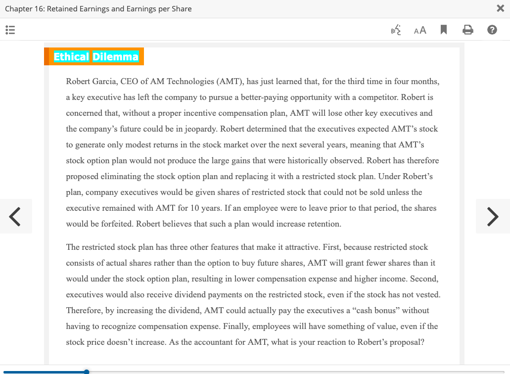 I need some help with this question from my Intermediate Accounting Book,
