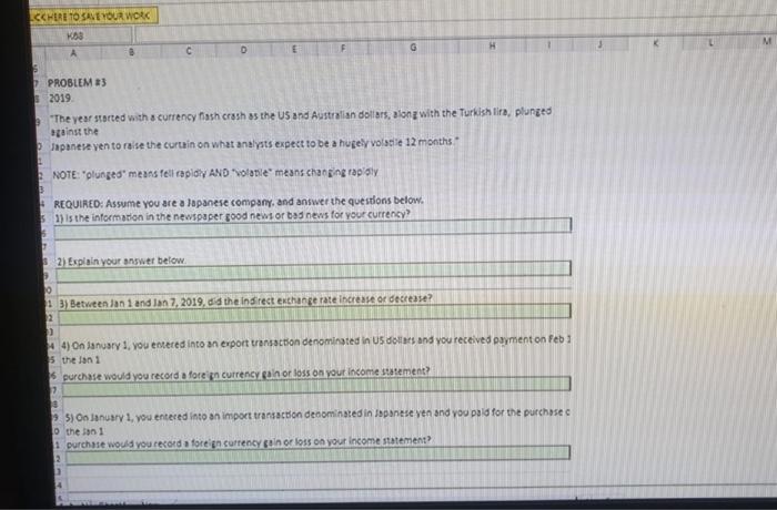CCHERE TO SAVE YOUR WORK KBB A 7 PROBLEM #3 B B
