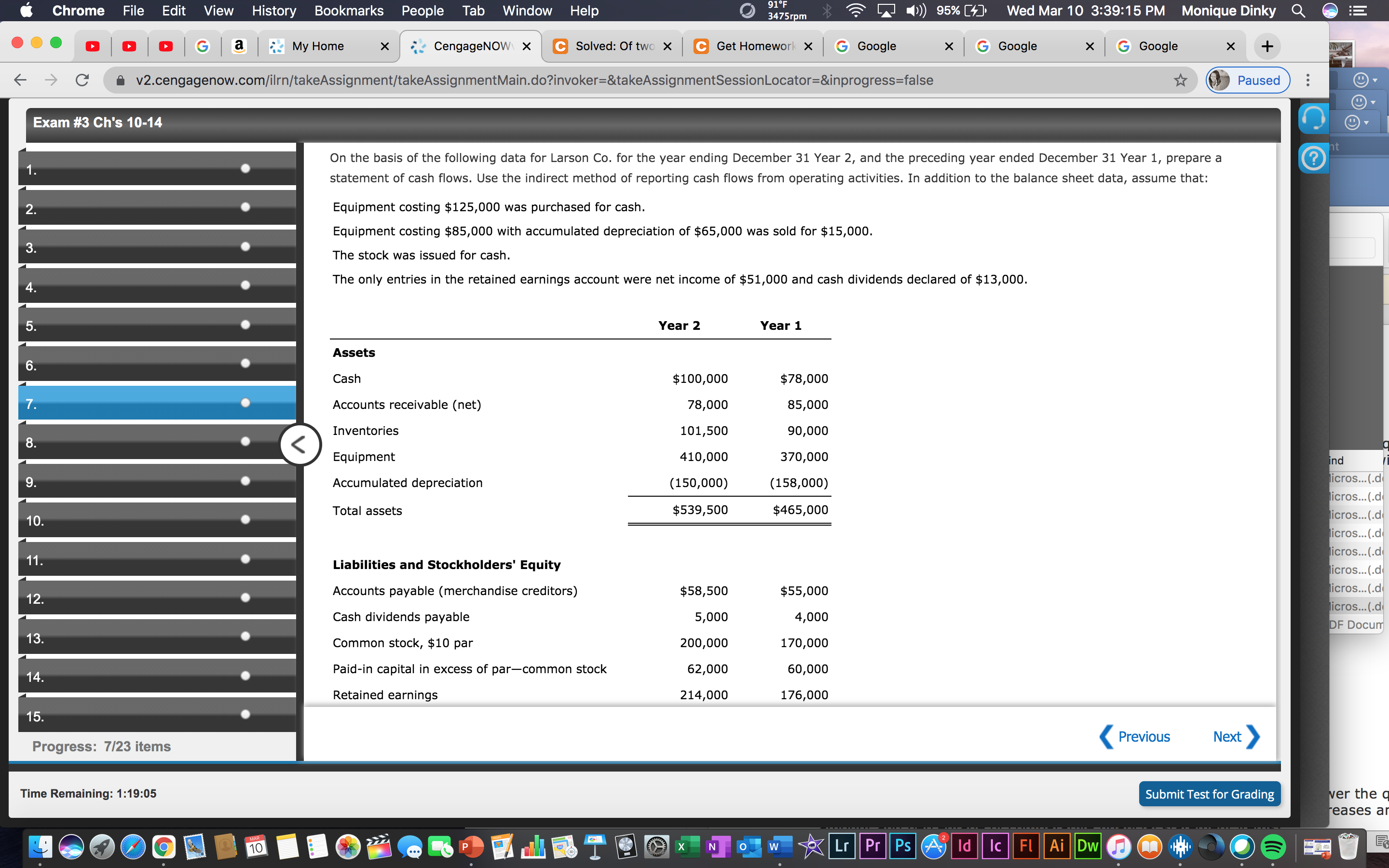 Help with this question Chrome File e Edit View History Bookmarks People