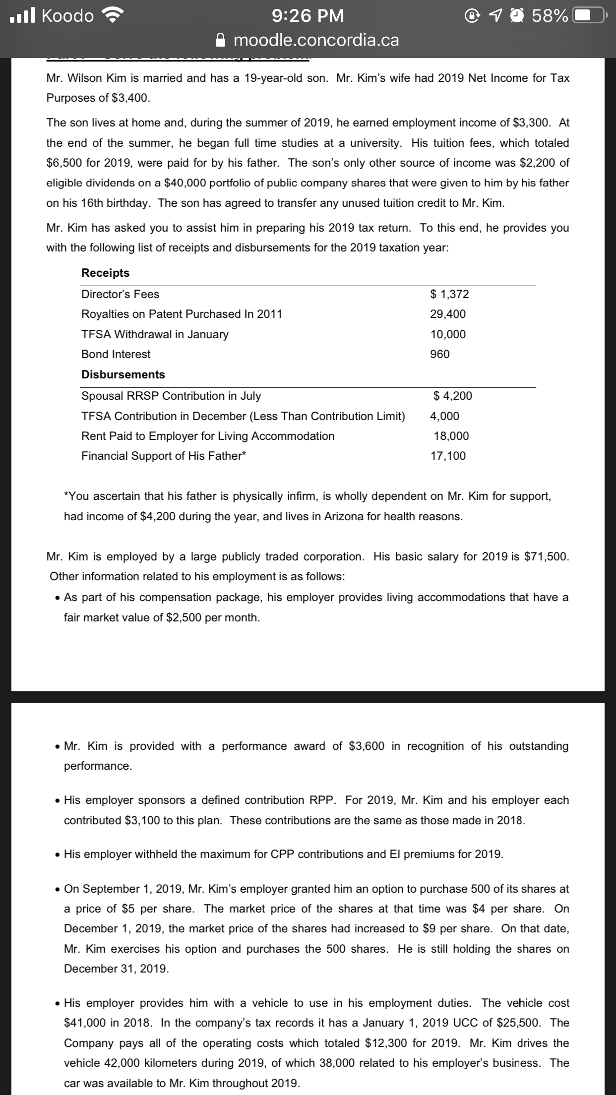 please solve the attached question ASAP 9:26 PM 6) 4 Q 58%