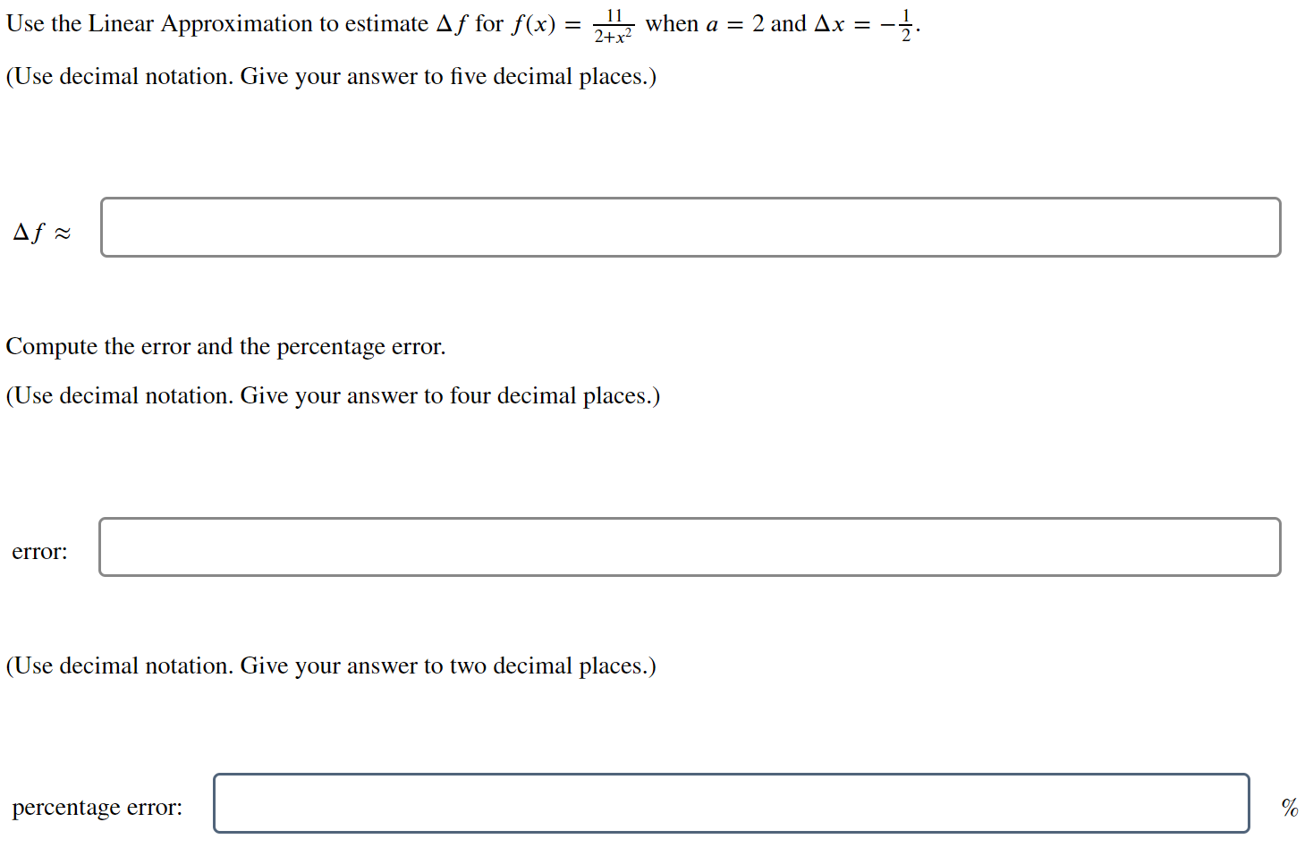 Please help with practice example problem. \"2 whena = ZandAx = Use