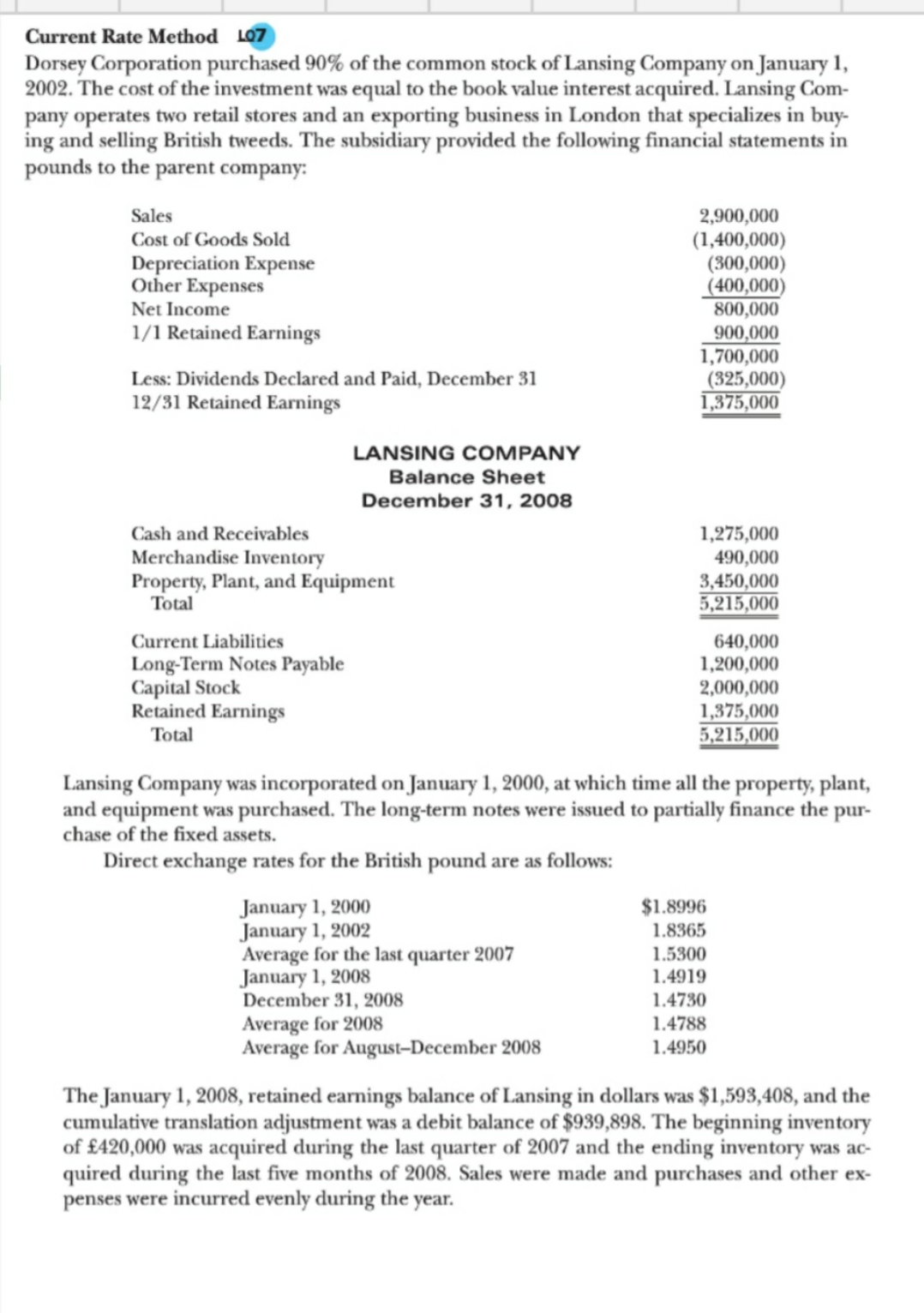 please help me with this. instructions: Perform translations under both current and