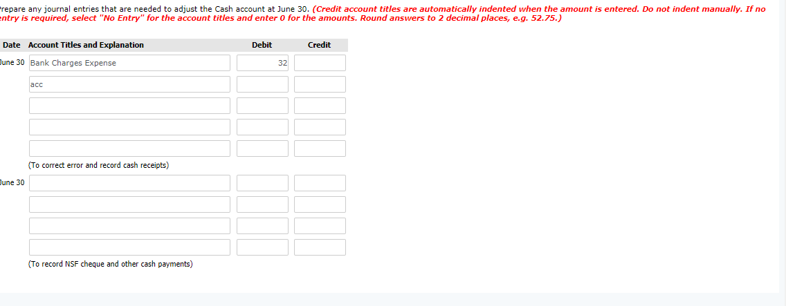 Bramble Spa shows a general ledger balance for the Cash account of
