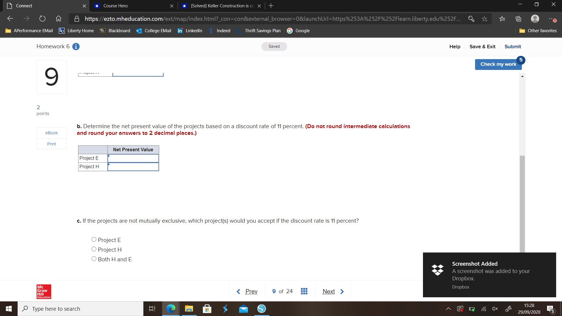 co x + X ( ) https://ezto.mheducation.com/ext/map/index.html?_con=con&external_browser=0&launchUrl=https%253A%252F%252Flearn.liberty.edu%252F... APerformance EMail Lu Liberty Home