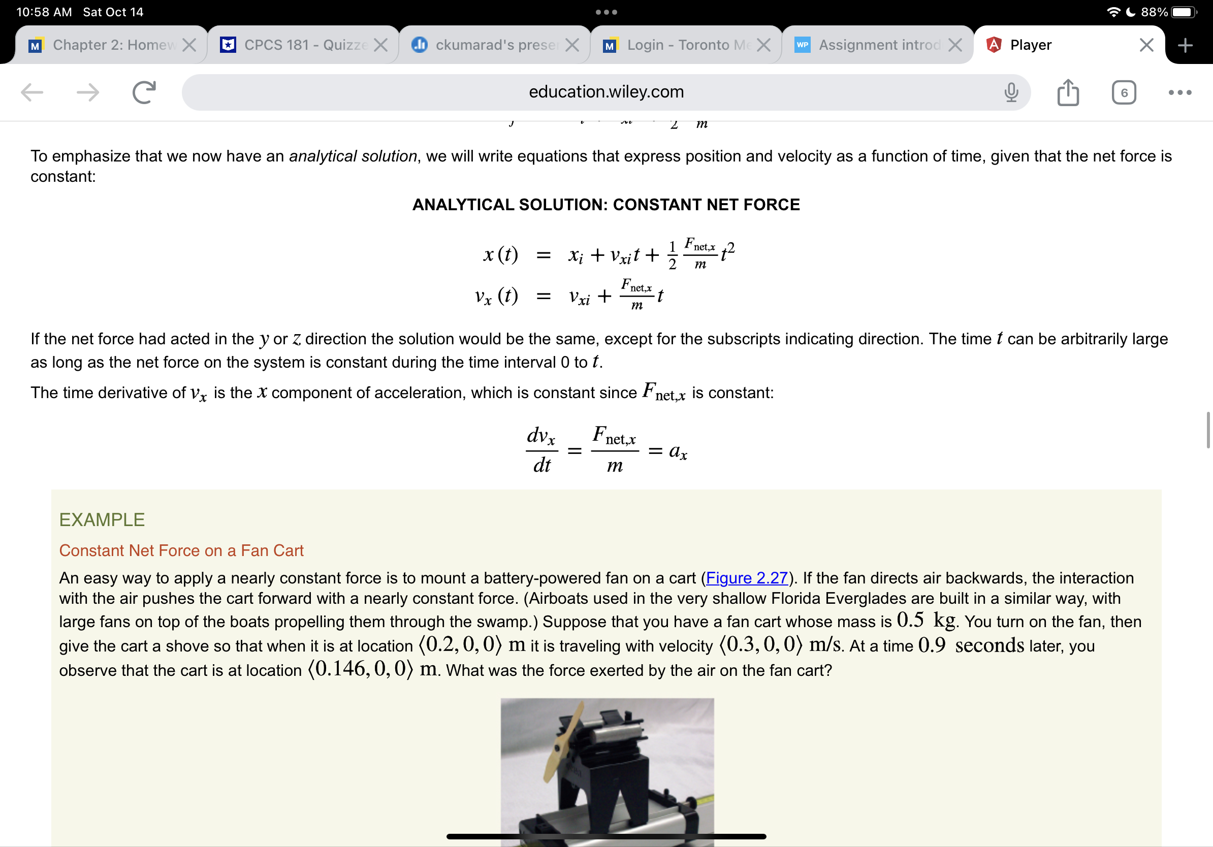the instant when its speed is momentarily zero, before rebounding. Making the