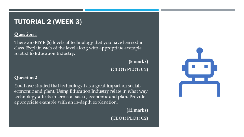 TUTORIAL 2 (WEEK 3) Question 1 There are FIVE (5) levels