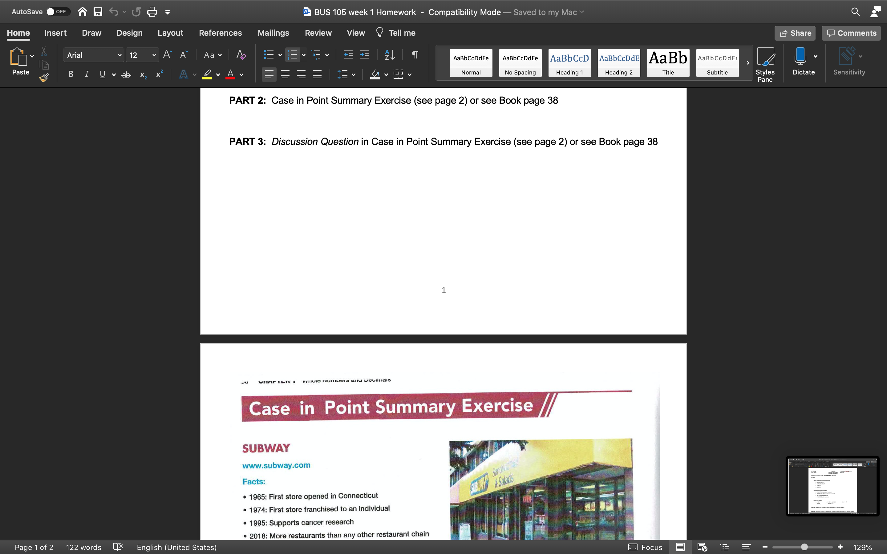 week 1 Homework - Compatibility Mode - Saved to my Mac Home