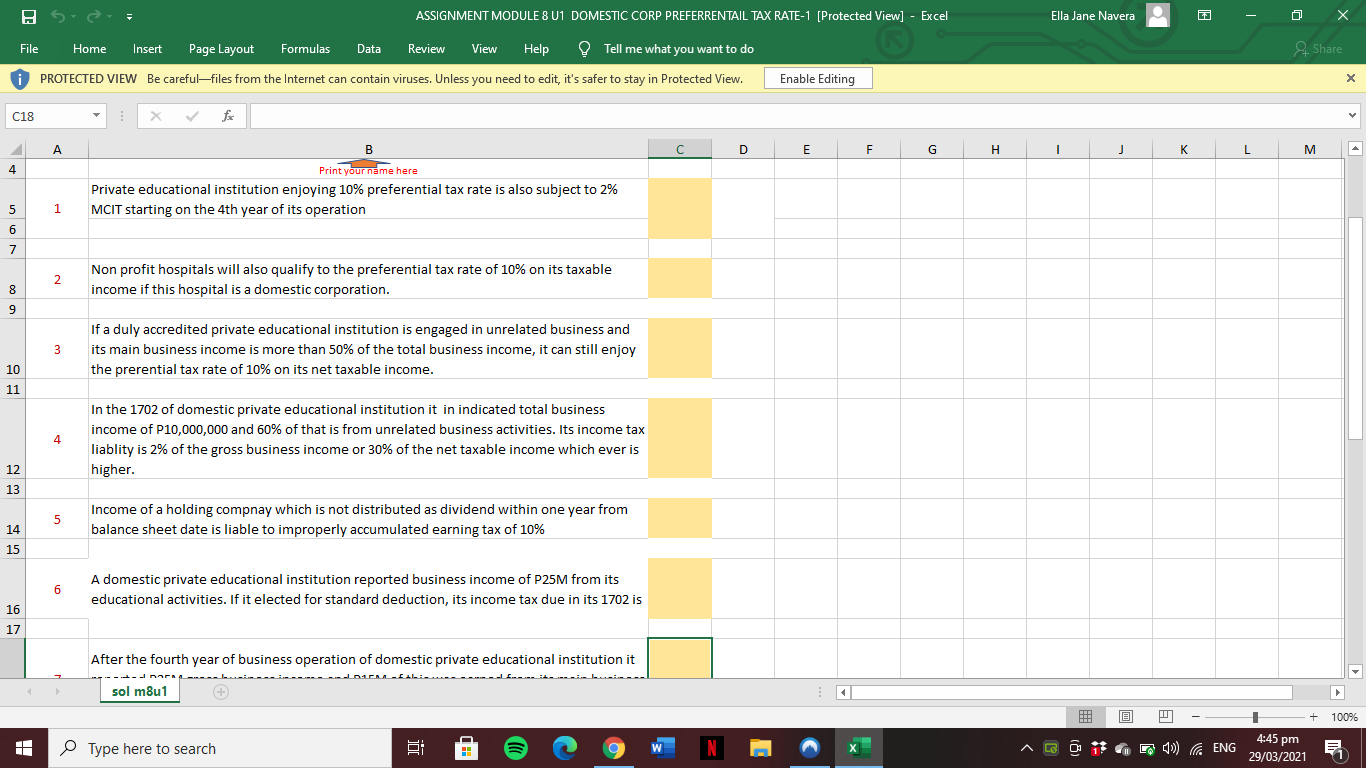 For 1-5, state if it is right or wrong (validate your answer)For