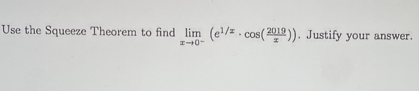 How does the limit as it approaches from the left = 0