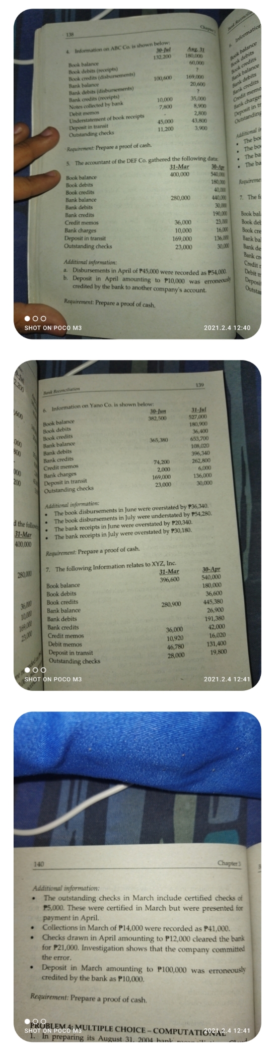 please help 138 Informatic Information on ABC Co. is shown below: 30-Jul