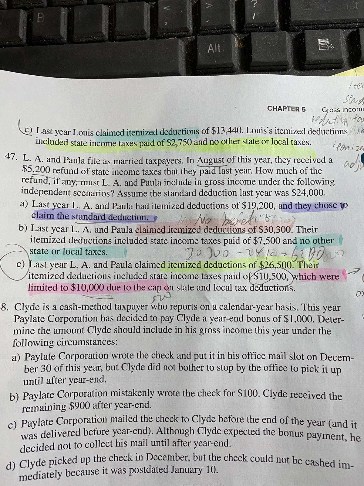 what is the difference between 27 (c) and last question of the