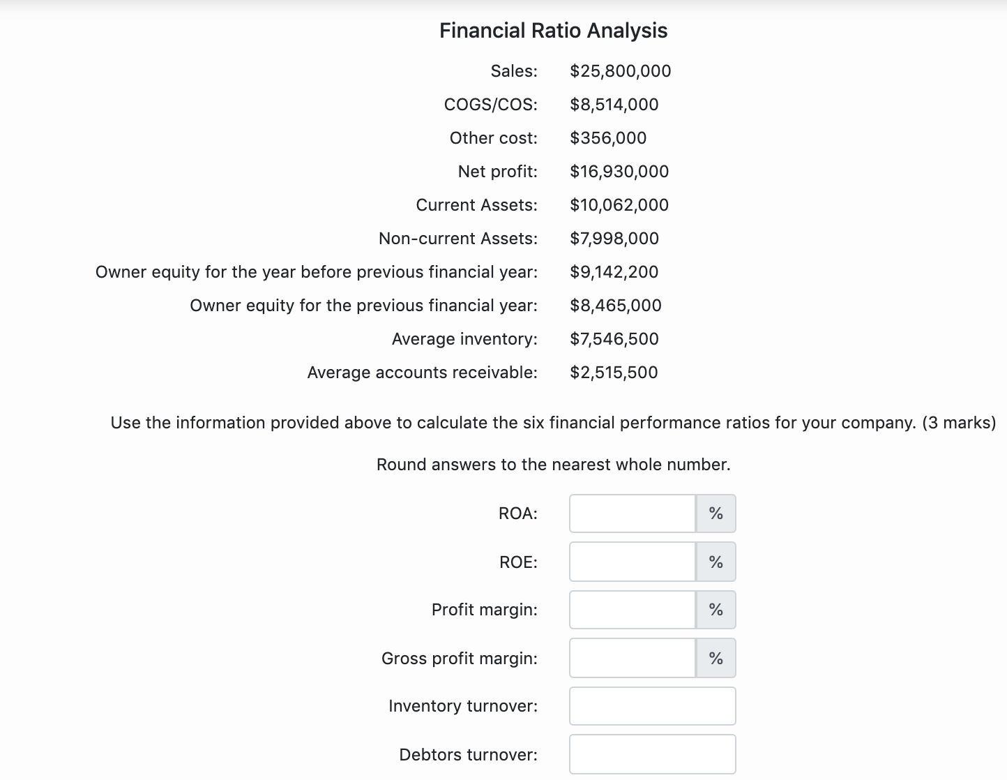Hi Could i please get some help with this question. Could you
